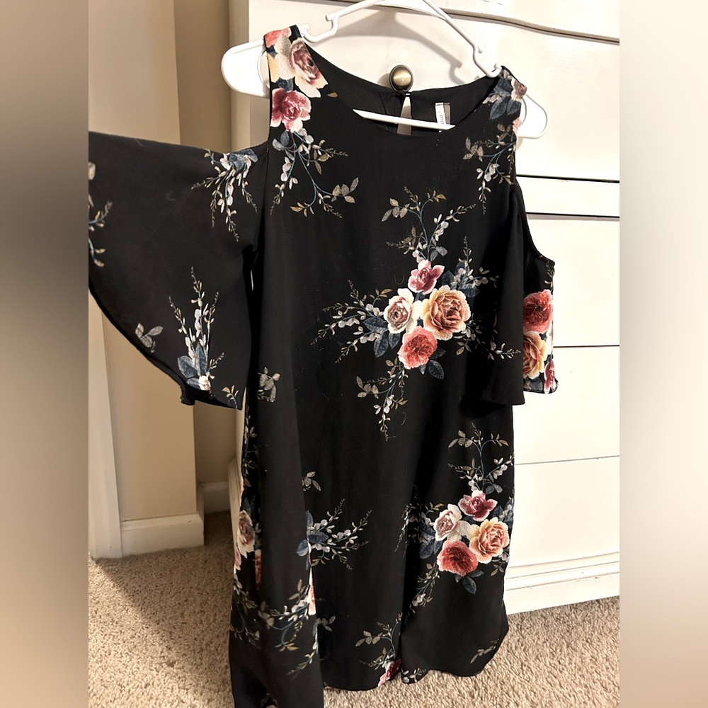 Boho dress with bell sleeves size small